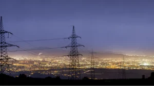 High-power-electricity-poles